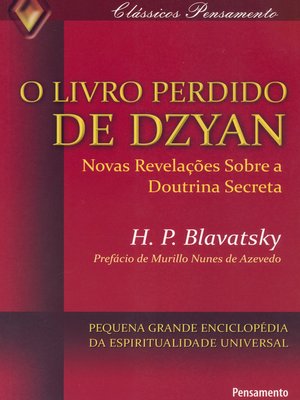 cover image of O Livro Perdido De Dzyan